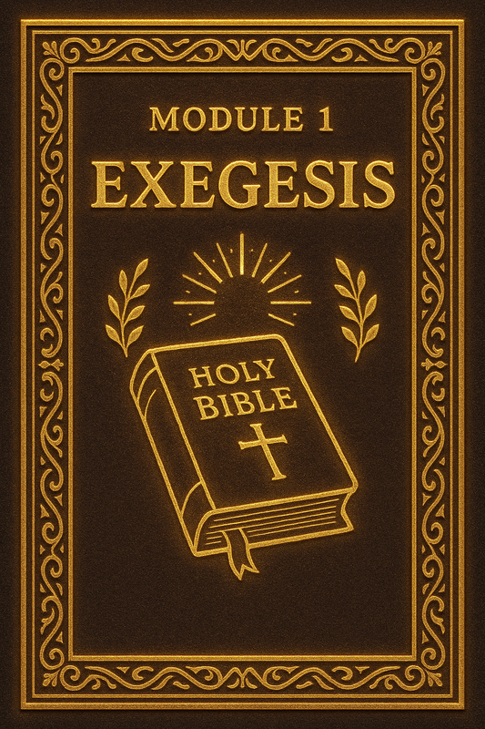 Exegesis Course