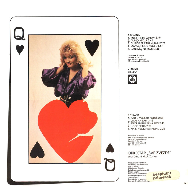 Gordana Lazarevic 1987 z