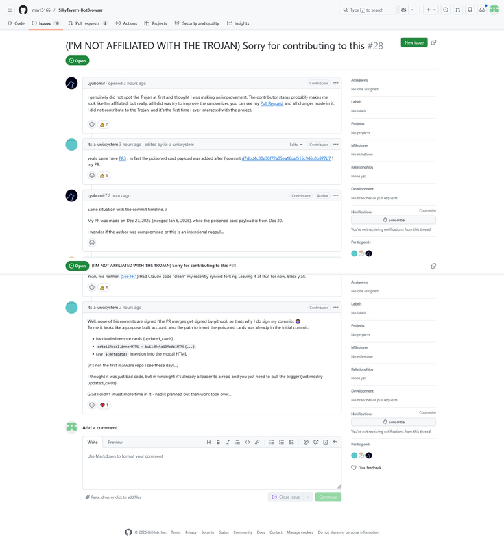 github com I M NOT AFFILIATED