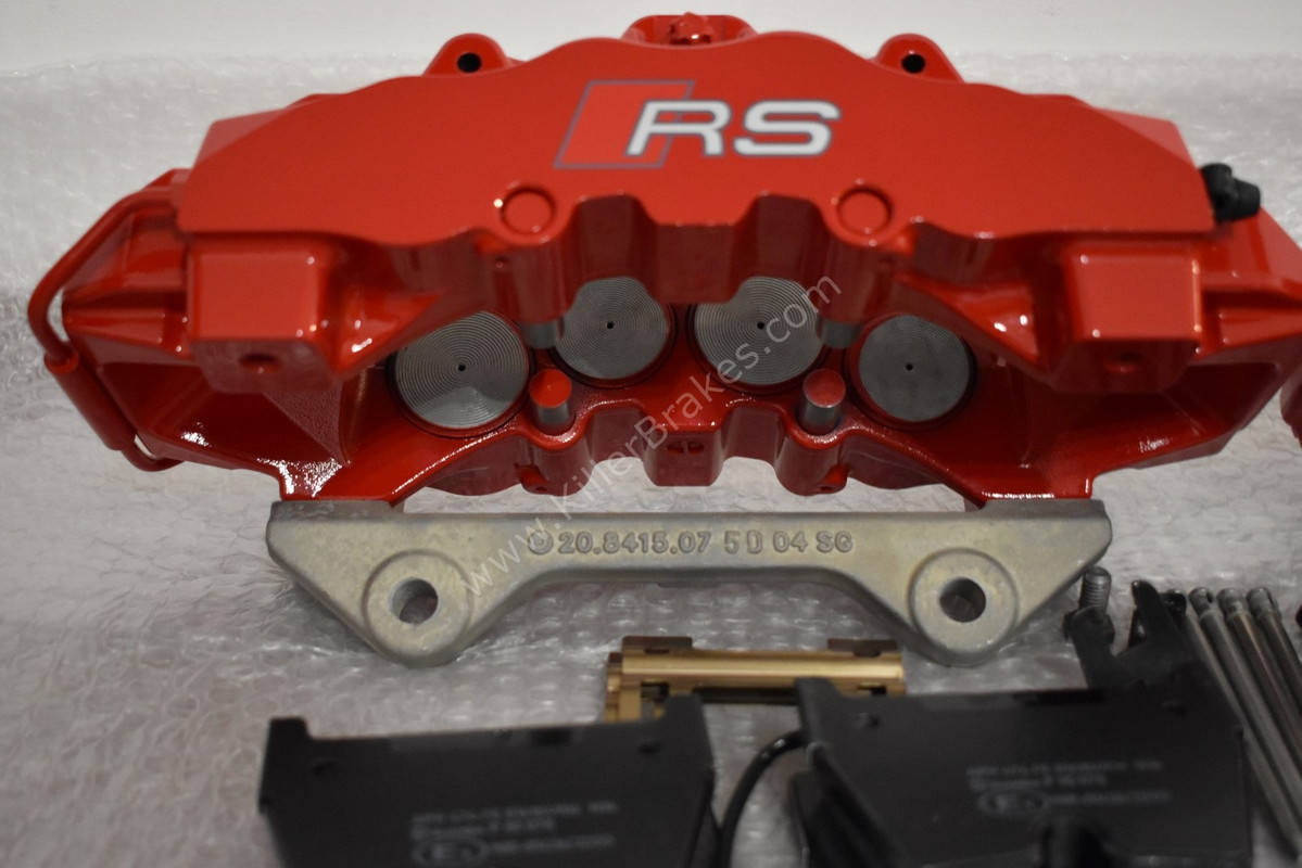 Audi RS Full Big brake upgrade Brembo 8Pot Calipers 370mm Brake 