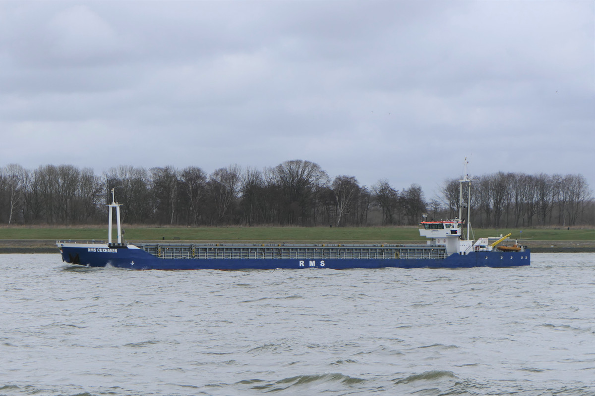 RMS CUXHAVEN@Waterweg afvarend AVR 14.03.2021Hp
