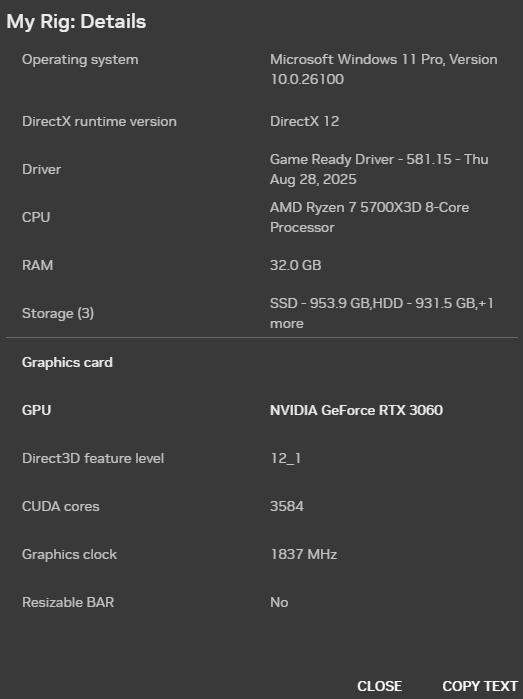 Specs