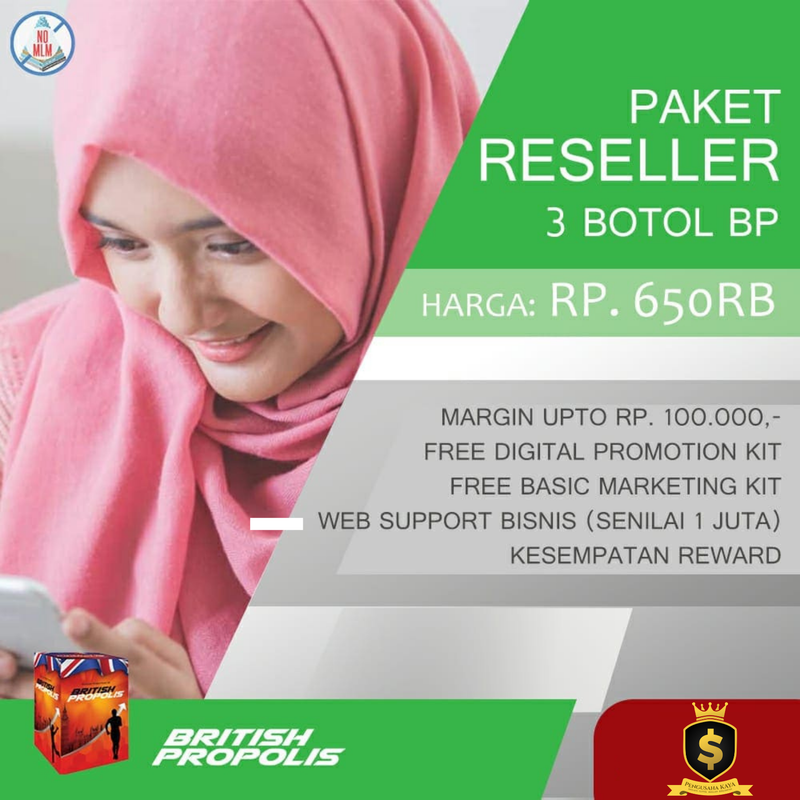 Paket Reseller Rp. 650.000,-