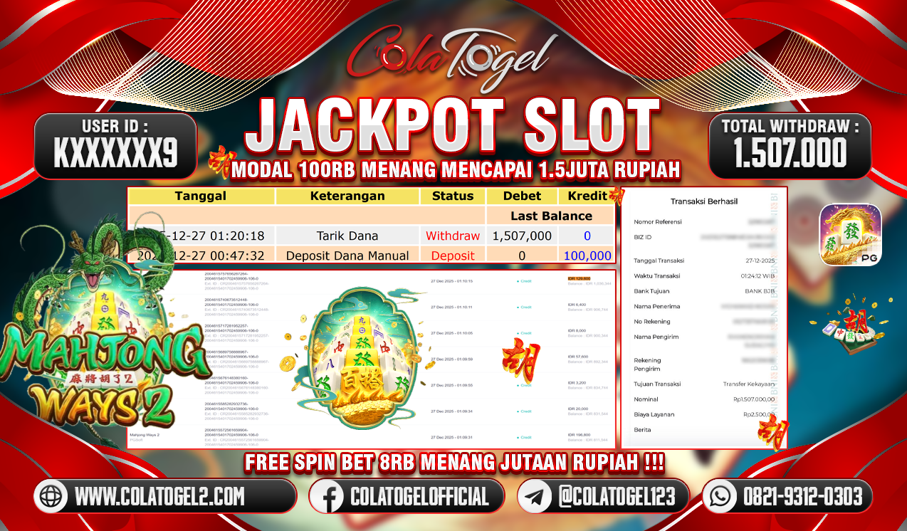 JACKPOT SLOT GACOR!!
