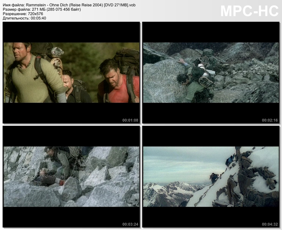 Rammstein - Ohne Dich (Reise Reise 2004) [DVD 271MB]