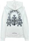 White Chrome Hearts hoodie [2+ styles]