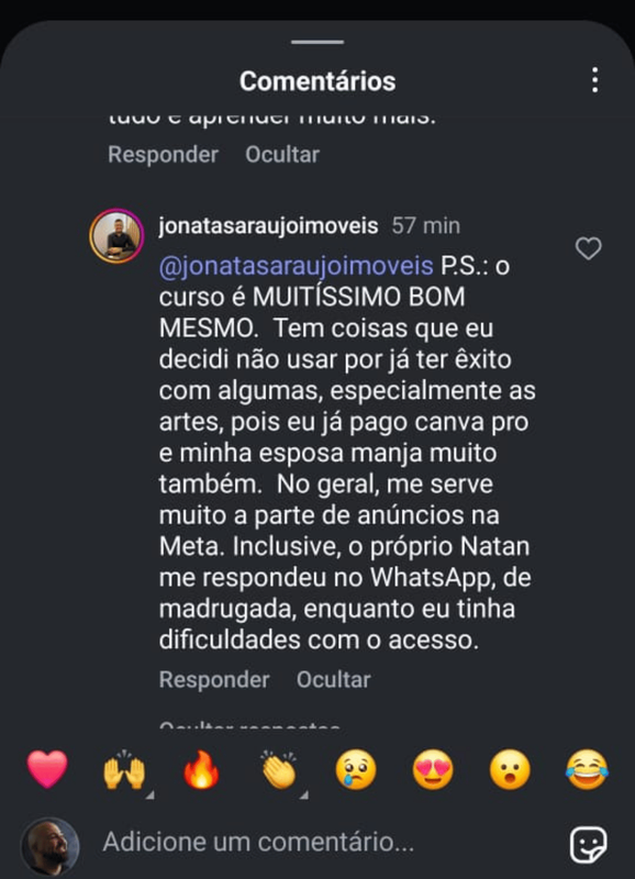 Depoimento de cliente 17