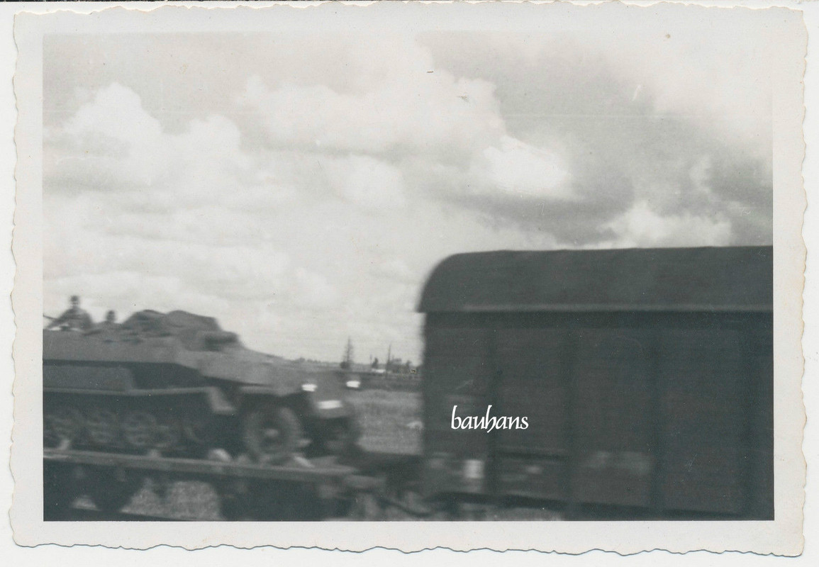 Foto Russland-Feldzug-Orscha-Орша - Sd.Kfz Eisen