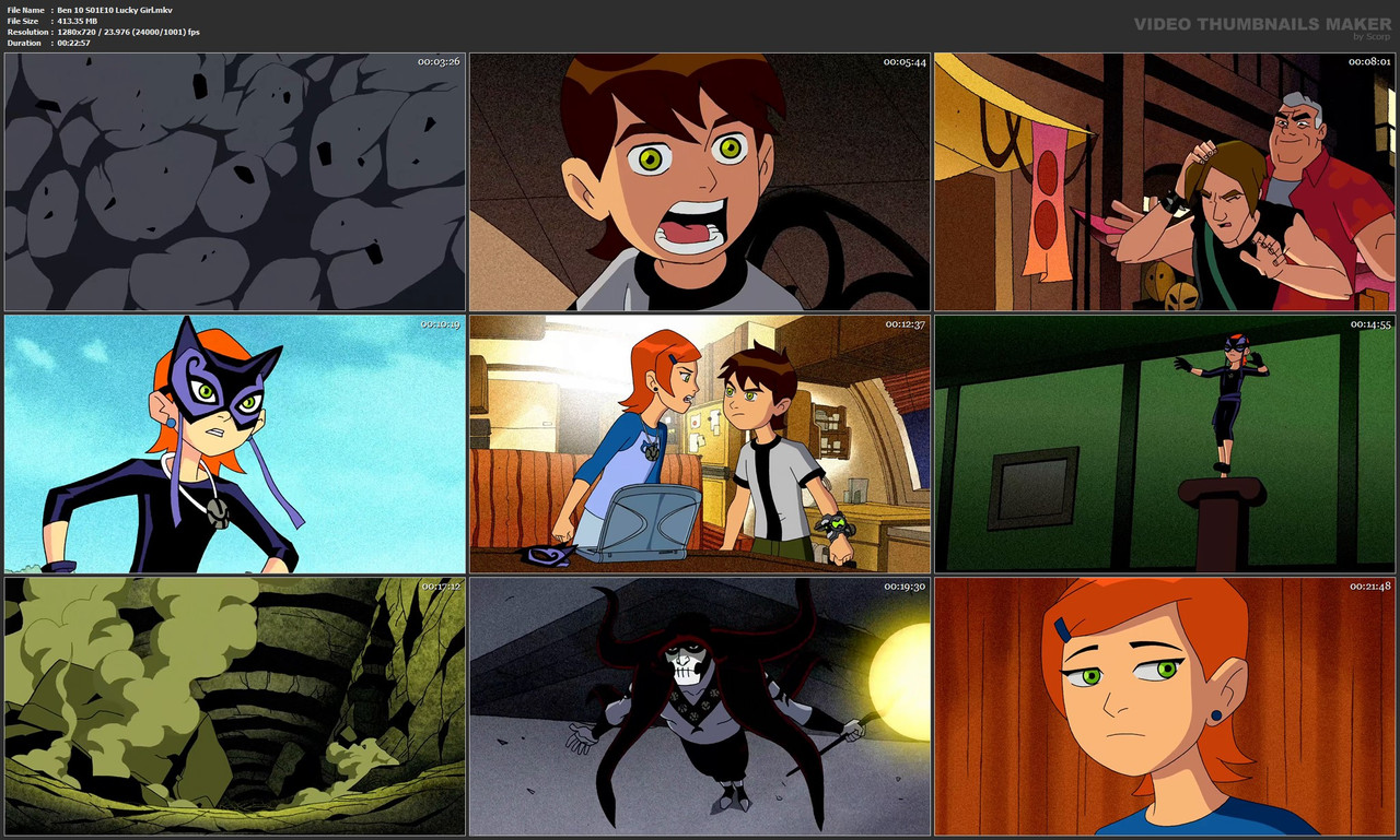 Ben 10 S01E10 Lucky Girl.mkv