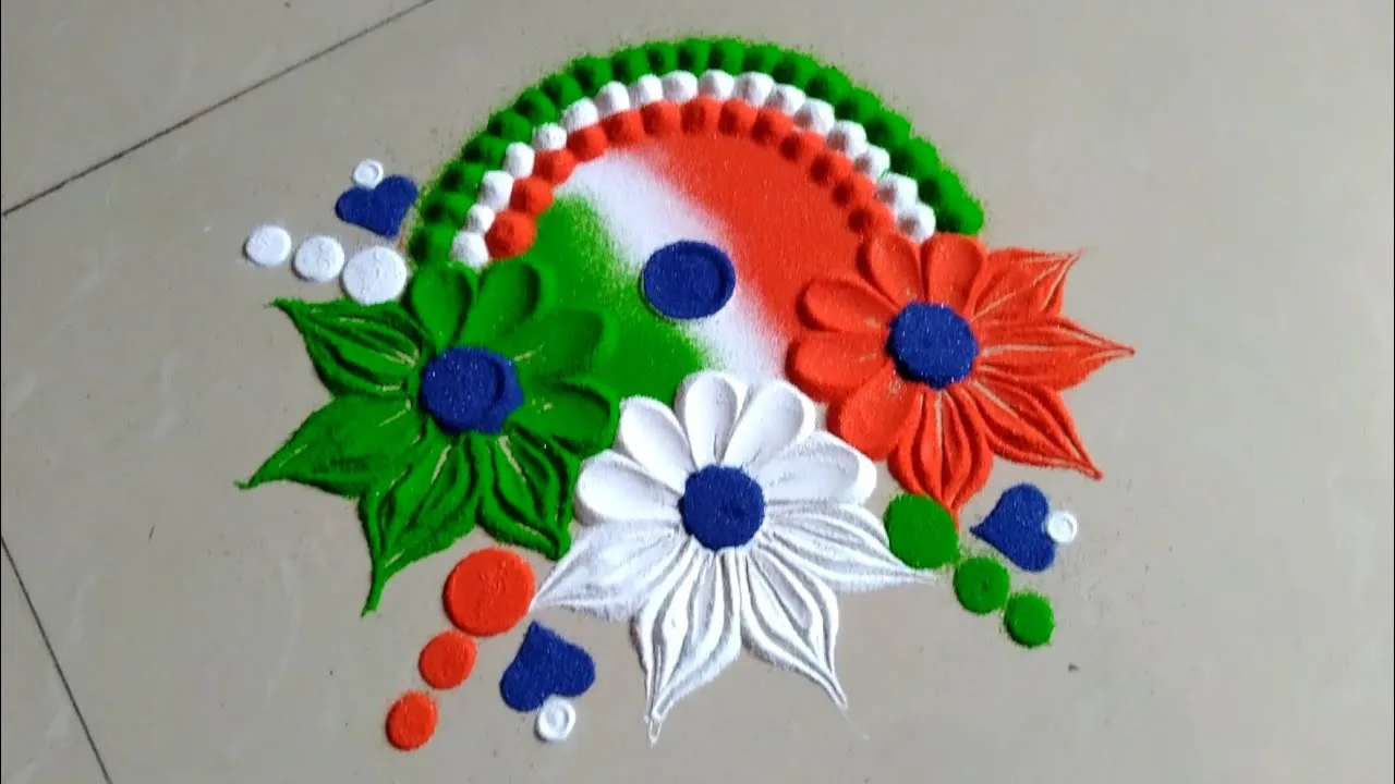 Rangoli Designs for Independence Day