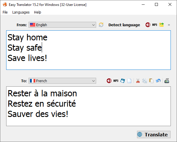 Easy Translator 15.3 Multilingual Portable