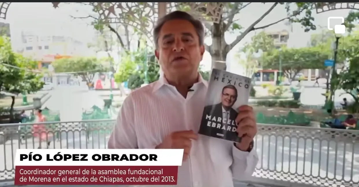 Pío López Obrador, hermano de AMLO, llama a apoyar a Marcelo Ebrard para 2024