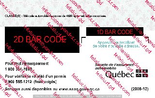 Canada - Québec (QC) Driving Licence Back_cleaned