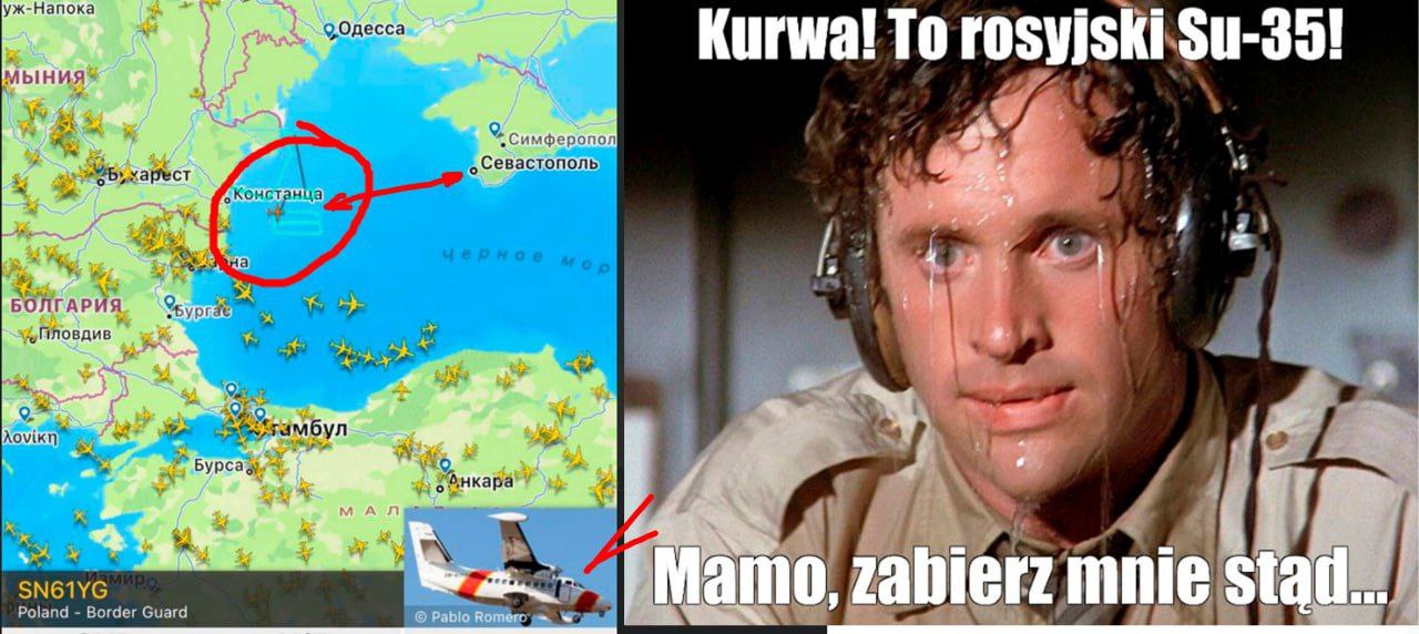 Kaip rusų lakūnai išgąsdino „pasienio“ lėktuvo įgulą ir kodėl lenkai tyli