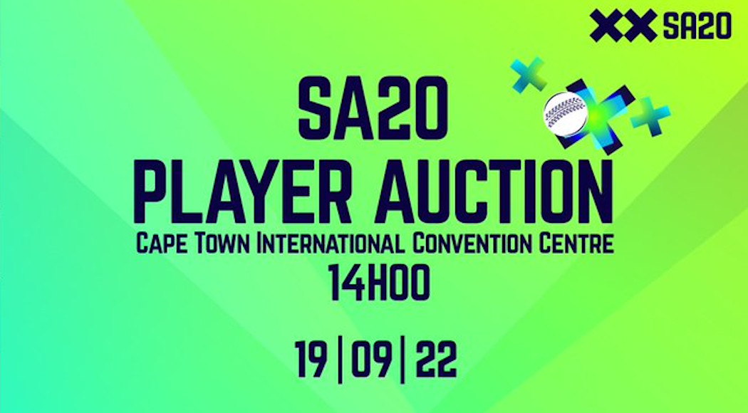 The SA20 player auction: all