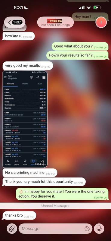 Trader Testimonial