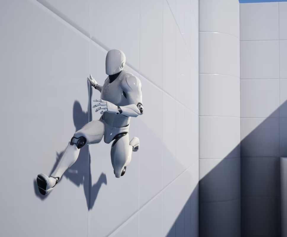 [ Unreal Engine Animation ] Dynamic Wall Run 2024 Free Daz 3D Models
