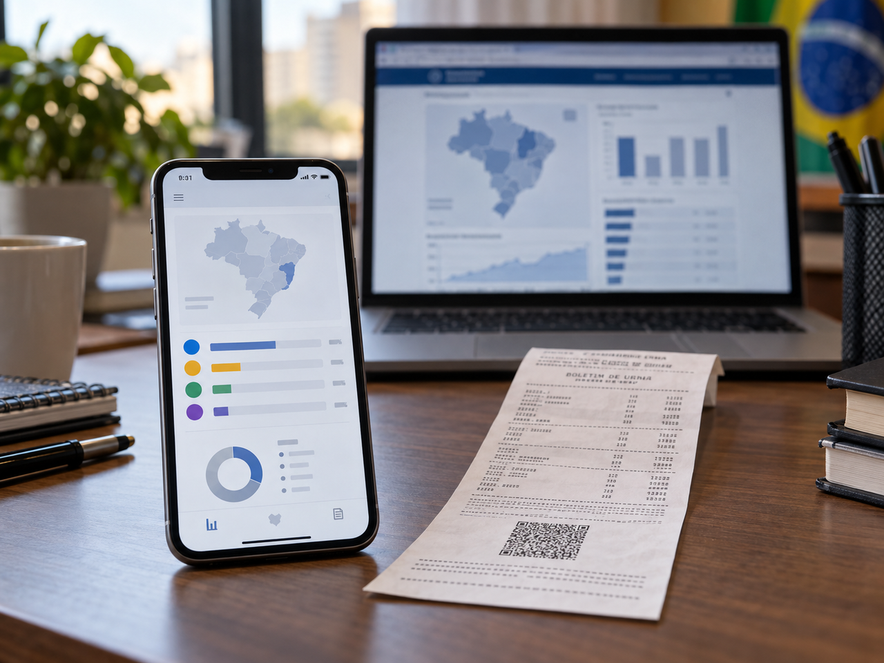 Eleições 2026: como acompanhar os resultados em tempo real e conferir os Boletins de Urna