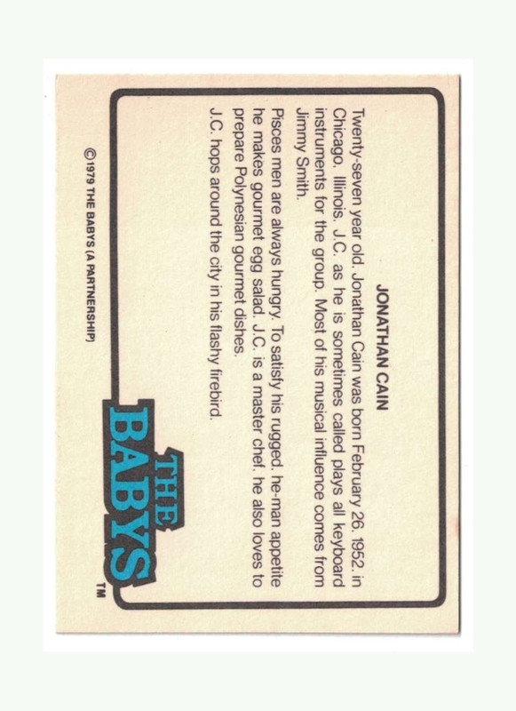 1979 Donruss Rock Stars - You Pick to Complete Your Set - Bild 50 von 138