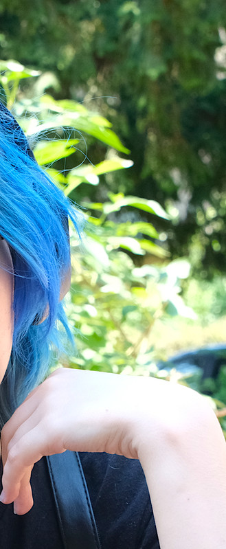 Cheveux bleux