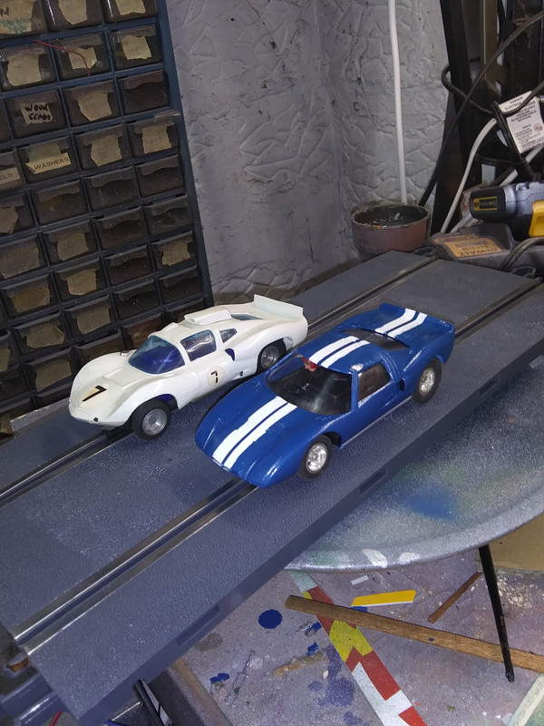 strombecker slot car set