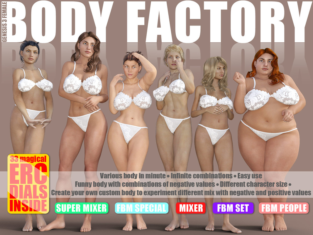 Body Factory for G3F Body Factory for G3F