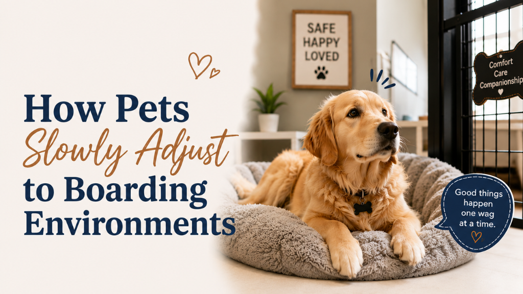 Pets Slowly Adjust to Boarding Environments