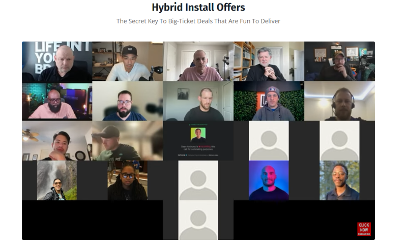 Sean Anthony – Hybrid Install Offers