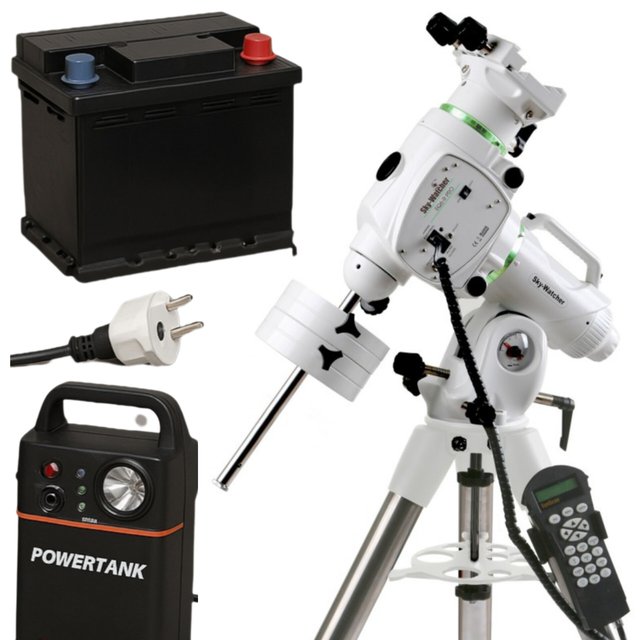c�mo alimentar una montura ecuatorial Eq6-R pro