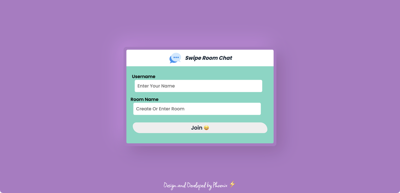 swipe chat room