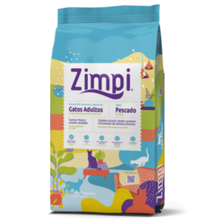 Zimpi Gatos Adultos Sabor Pescado x  KG