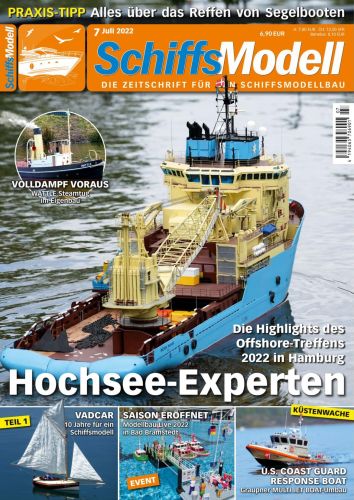 Cover: Schiffsmodell Zeitschrift für den Modellbau No 07 Juli 2022