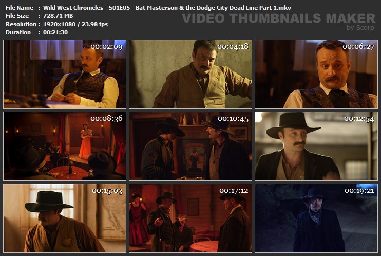 Wild West Chronicles - S01E05 - Bat Masterson & the Dodge City Dead Line Part 1.mkv