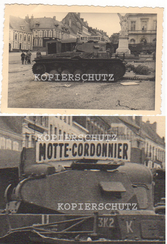 Pz.II(”3K2”)_alliierter_Panzer_mit_Schild_MOTTE_CORDONNIER_2