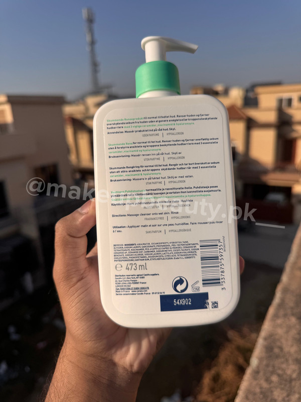 CeraVe Foaming Cleanser 473 ML full size. - image 2