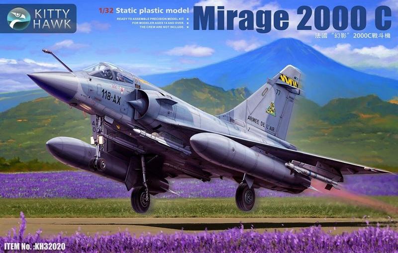 1/32 - Dassault Mirage 2000 C/B/D & N by Kitty Hawk - M2000C