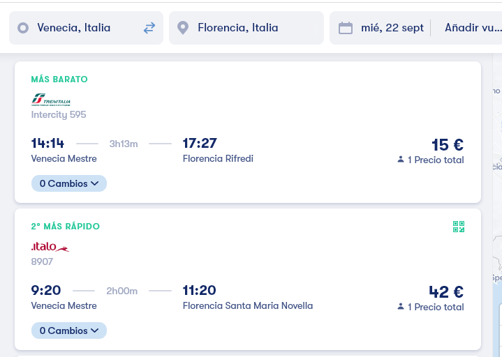 Venecia a Florencia y Florencia a Roma - Italo AGV high speed train - Milano Centrale > Roma Termini ✈️ Forum Italia