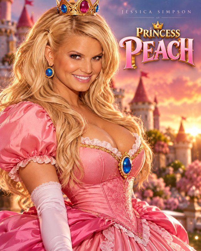 Jessica Simpson Princess Peach