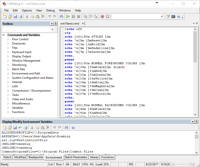 JP Software CMDebug 27.01.24 (x64)  Multilingual