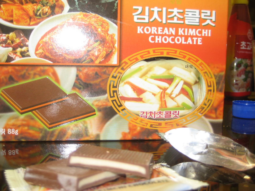 Cokelat dengan varian rasa kimchi