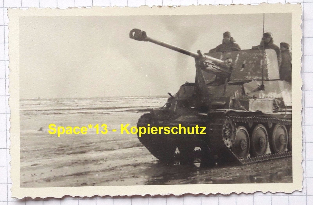 Foto Panzerjäger Marder III an der Ostfront, Weh