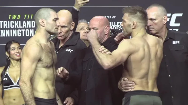 Бойците на UFC 297 очи в очи преди битките им довечера