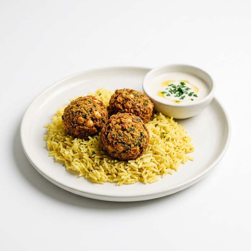 Box De Falafel Con Arroz