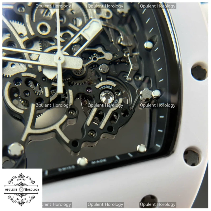 Richard Mille RM055 White Ceramic - Bubba Watson Best Replica V4