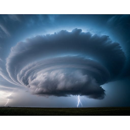 Infographic comparing the speed and accuracy of traditional vs. AI weather models.