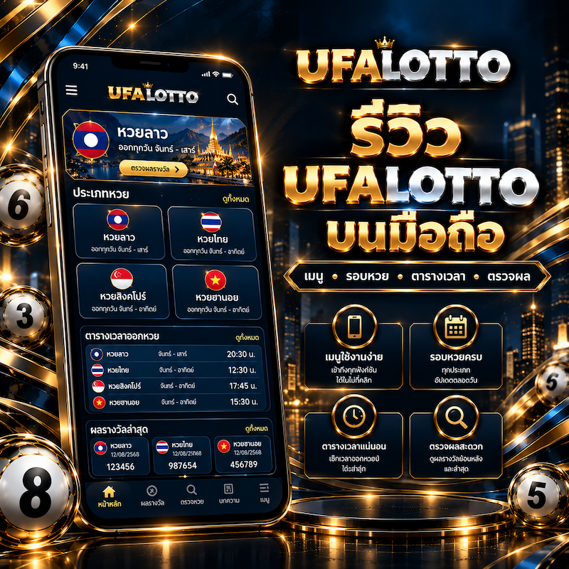 UFALOTTO บนมือถือ