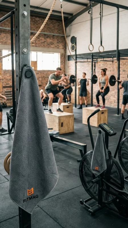 Toalla FitMag en CrossFit