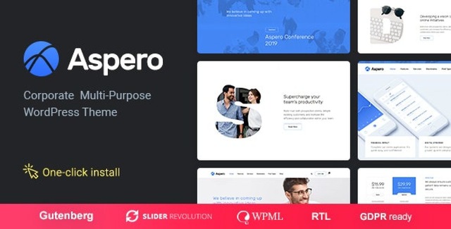 Aspero – Business WordPress Theme