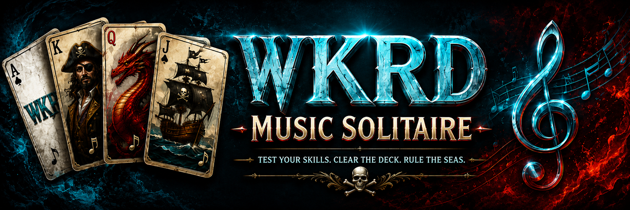 WKRD music solitaire game artwork