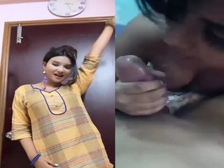 Short haired Indian girl nude blowjob viral MMS